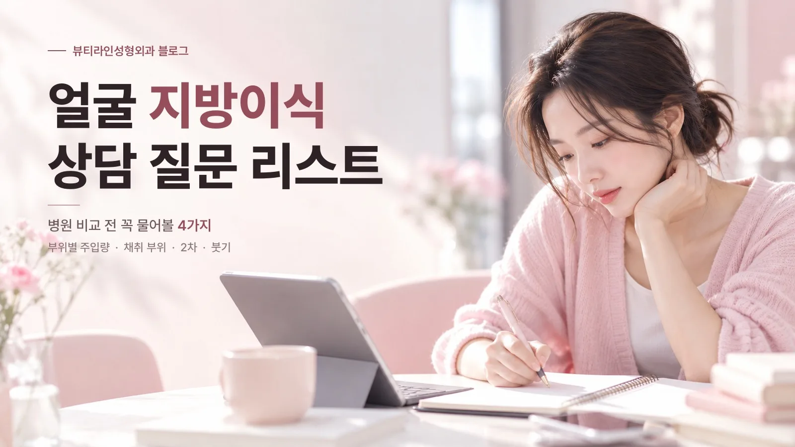 얼굴 지방이식 상담 질문 리스트: 부위별 주입량·채취 부위·2차·붓기, 병원 비교 전 꼭 물어볼 4가지